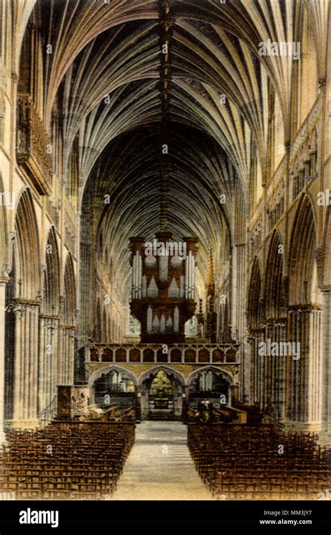 Exeter Cathedral Nave Hi Res Stock Photography And Images Alamy