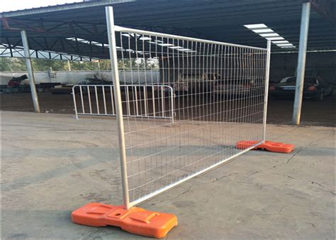 Hot Dip Galvanized 1 8m Temporary Steel Fencing Removable Safety