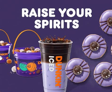 Spooky Season Runs On Dunkin® Brand Unveils Potion Macchiato Halloween Munchkins® Bucket And