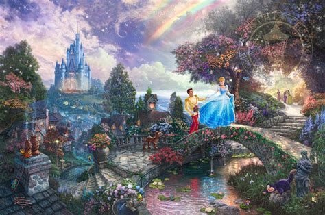 Disney Princess Paintings & Art | Thomas Kinkade Carmel, Monterey & Placerville