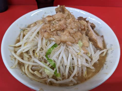 『小ラーメン（麺半分）』ラーメン二郎 一橋学園店のレビュー ラーメンデータベース