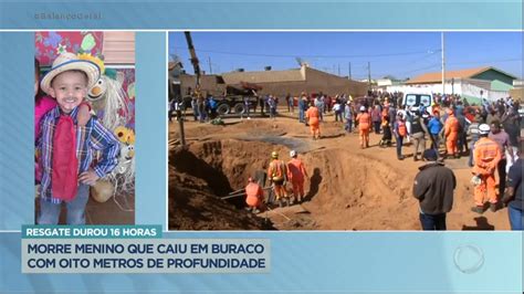 Criança de 8 anos morre após cair em buraco no interior de MG