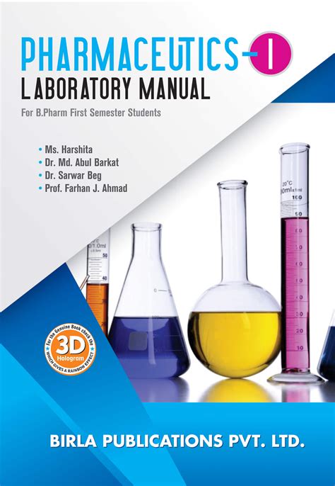 Pharmaceutics I Laboratory Manual Birla Publications Pvt Ltd