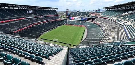 Lincoln Financial Field Seating Maps With Rows And Seat Numbers