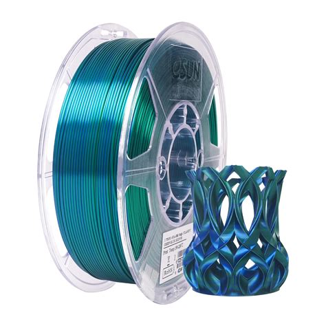 Esun Silk Magic Pla Filament Mm Shiny Silk Dual Color Co Extrusion