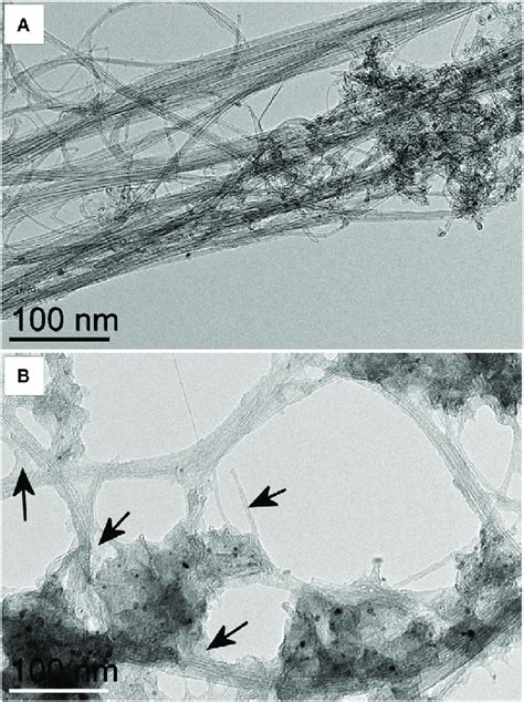 Transmission Electron Microscopy Tem Images Of Pristine And