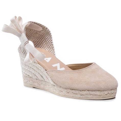 Espadrillas Manebi Low Wedge Valenciana M Wl Champagne Beige