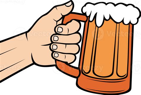 Hand Holding Beer Mug Png Illustration 8505743 Png