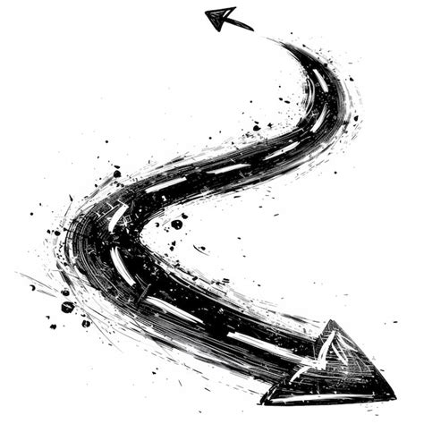 The Winding Road Ahead Premium Ai Generated Image