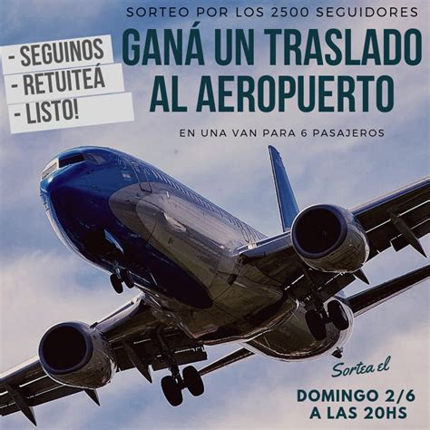 Van Al Aeropuerto On Twitter Sorteo Regalamos Un Traslado Al