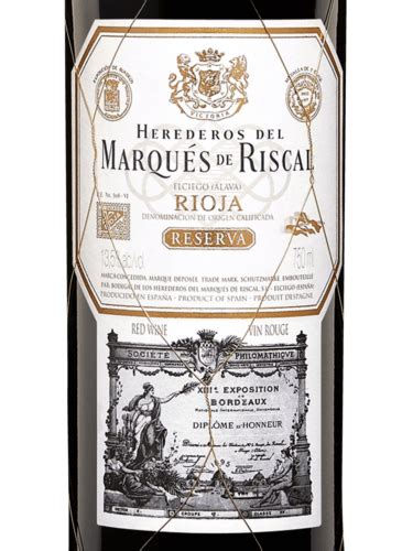 Marqu S De Riscal Rioja Reserva Vivino Us