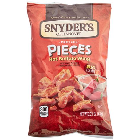 Snyder S Of Hanover Hot Buffalo Pretzel Pieces 60 Case