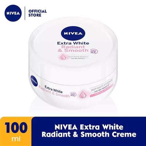 Jual Nivea Nivea Extra White Radiant And Smooth Creme 100ml Original 2024 Zalora Indonesia