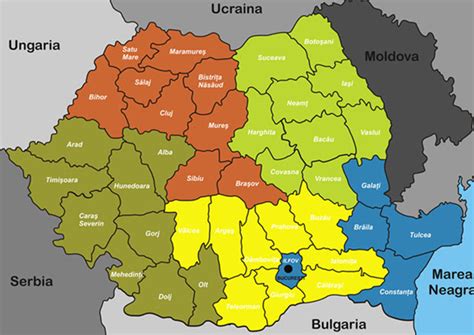 Harta Moldovei Romania Harta