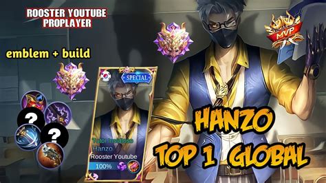 Hanzo Perfect Gameplay Best Build 2021 Top 1 Global Hanzo By ROOSTER