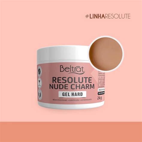 Gel Beltrat Linha Resolute Constru O Hard Cor Nude Charm