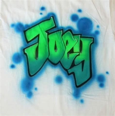 Air Brush Airbrush Spray Painted Sprayed Tshirt Grafitti Hip Hop Style