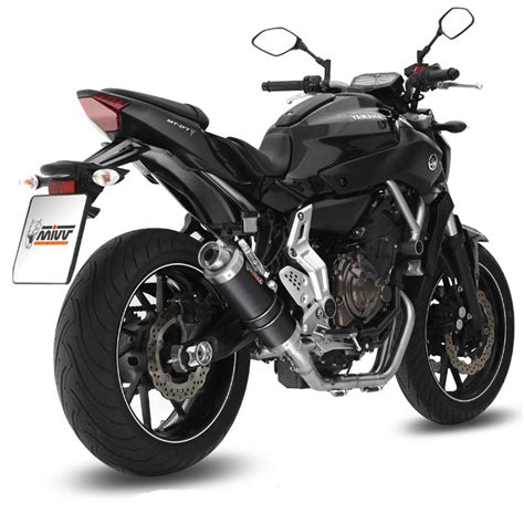 Escape Completo Carbono Mivv Sport Gp Yamaha Mt 07 2014 Me Nilmoto