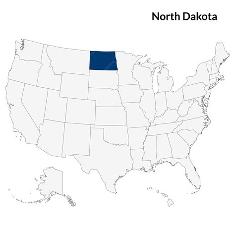 Mapa De Dakota Del Norte Mapa De Dakota Del Norte Mapa De Los Estados