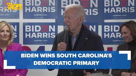 President Joe Biden Wins South Carolinas Democratic Primary As He