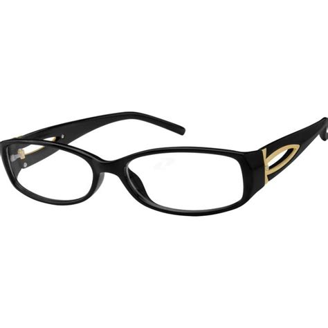 Black Oval Glasses 258421 Zenni Optical Eyeglasses Zenni Oval Glasses Zenni Optical