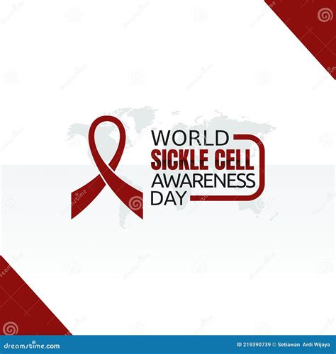 Vector Graphic Of World Sickle Cell Awareness Day Good For World Sickle