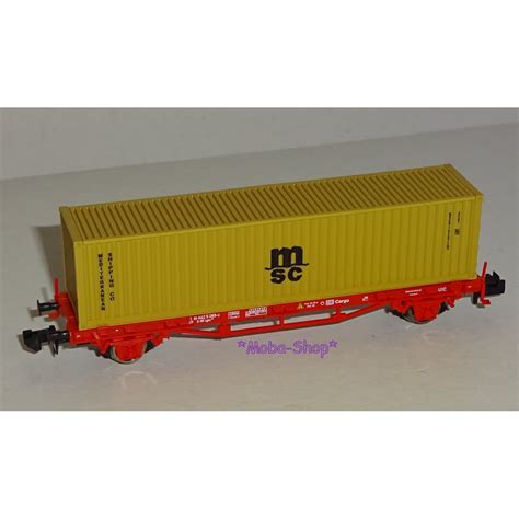 Fleischmann W Containertragwagen Msc Db Cargo Moba Shop