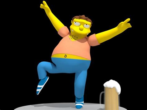 Barney Gumble Rigged 3d Model Rigged Cgtrader