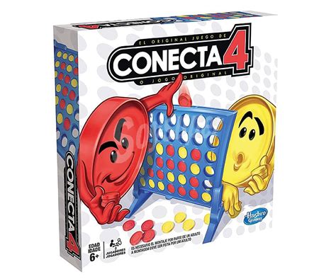 Hasbro Juego de mesa para formar 4 en línea Conecta 4 2 jugadores 1 unidad