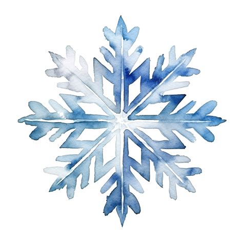 Watercolor Snowflake Winter Snow Flake Snowflake Png Transparent