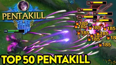 TOP 50 BEST LEAGUE OF LEGENDS PENTAKILLS OF 2020 YouTube