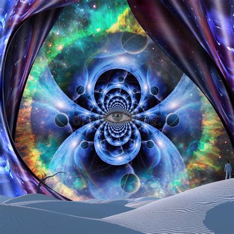 The Eye of Eternity stock illustration. Illustration of fractal - 144510593