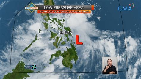 Binabantayang Low Pressure Area Ng PAGASA Mababa Ang Tsansang Maging