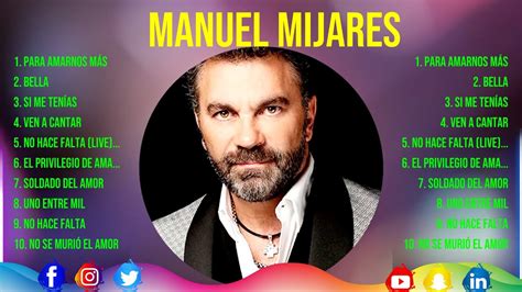 Lo mejor del álbum completo de Manuel Mijares 2024 Mejores artistas