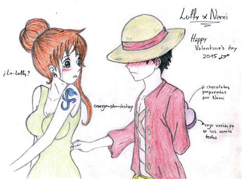 Luffy X Nami Valentines Day By Orange Star Destiny On Deviantart