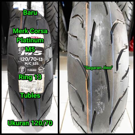 Jual Ban Tubles Motor Matic Ring Ukuran Merk Corsa M