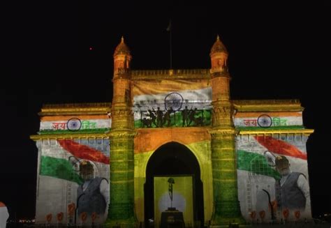 Mumbai G20 Delegates Witness Digital Sound And Light Show At Gateway