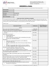 ASSESSMENT 1 SITXHRM002 Roster Staff Docx Level 11 190 Queen St