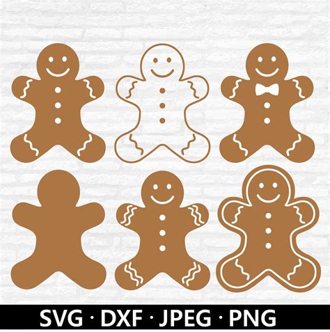 Christmas Gingerbread Svg Christmas Svg Gingerbread Man Svg Etsy Espa A