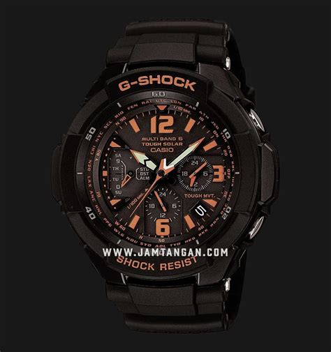 Casio G Shock Gw B Ajf Gravitymaster Sky Cockpit Tough Solar Black