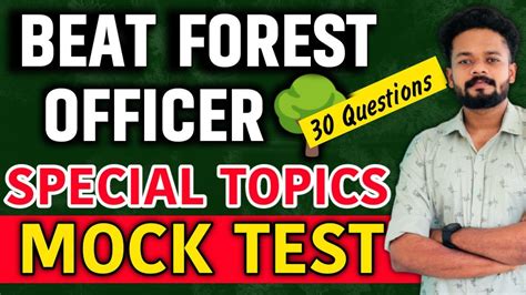 Beat Forest Officer Mock Testbeat Forest Officer Bfo Beat Forest