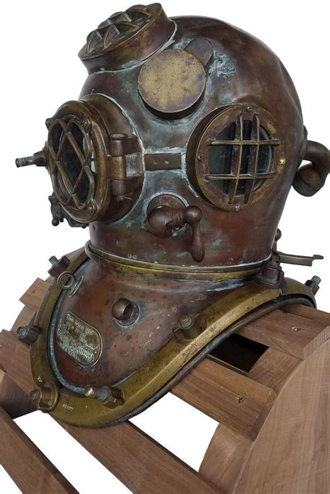 Schrader WW II U S Navy MK V Diving Helmet Diving Helmet Diving