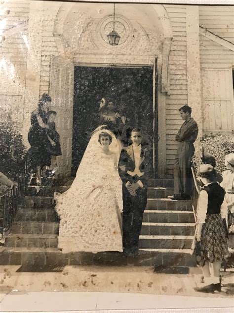 My Grandma And Grandpa On Their Wedding Day Very Early 1950s R