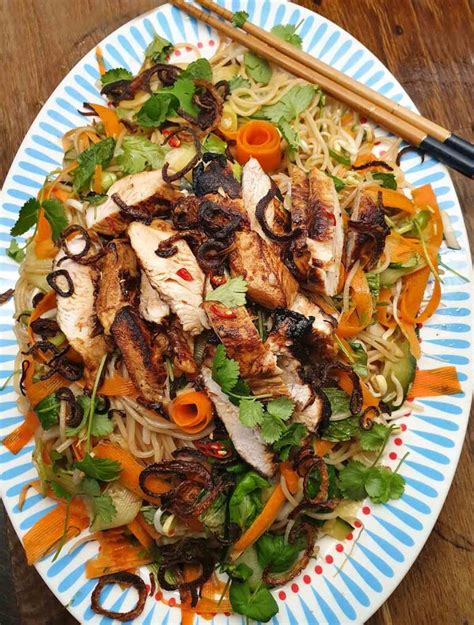 Vermicelli Noodle Bowls With Chicken Leites Culinaria