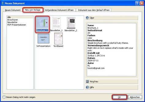 Scribus Layouts Und Druckvorlagen Kostenlos Am Pc Erstellen Bilder