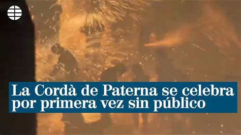 La Cordà de Paterna se celebra por primera vez sin público YouTube