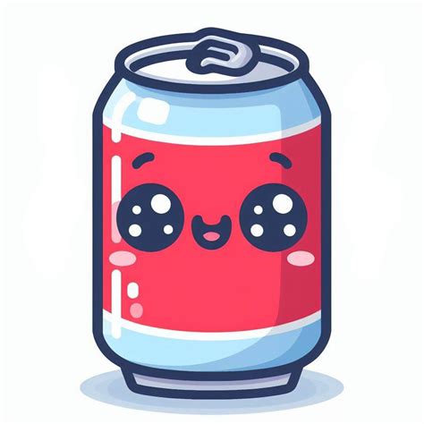 Cute Kawaii Soda Can Design Templates Transparent Png K High