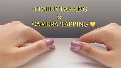 Asmr Table Tapping And Camera Tapping No Talking Youtube