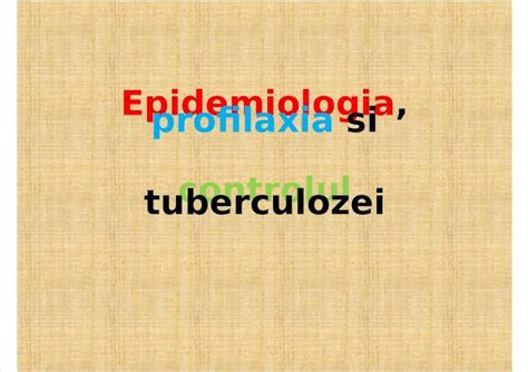 Pdf Epidemiologa Profilaxia Si Controlul Tuberculozei Dokumen Tips