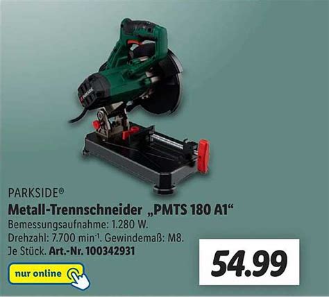 Parkside Metall Trennschneider Pmts A Angebot Bei Lidl Prospekte De